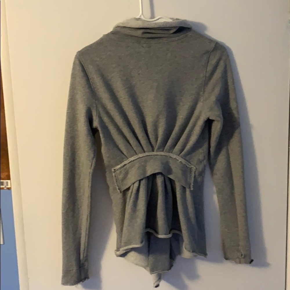 Free People Ruffle Front sweatshirt - Picture 2 of 3